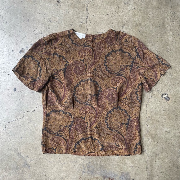 Jones New York Tops - Silky Patterned Top